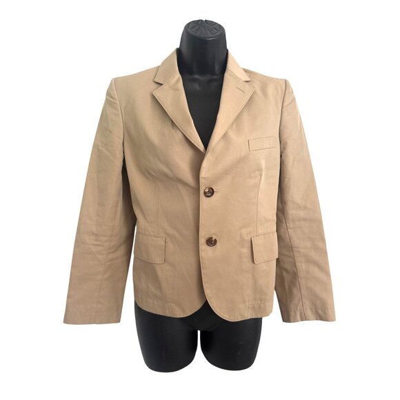 Junya Watanabe Comme Des Garçons Beige Cotton Blazer Womens Small Jacket sm s - Picture 1 of 5